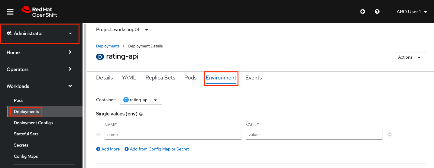 Navigate to create MONGODB_URI environment variable